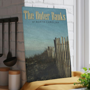 Outer Banks Glass Cutting Board - OBX Kitchen gifts