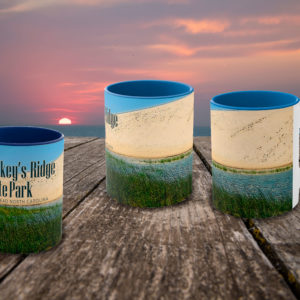 Jockey’s Ridge State Park Mug in black, navy or blue