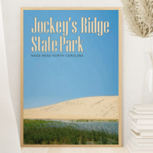 Jockeys Ridge State Park Outer Banks Travel Poster