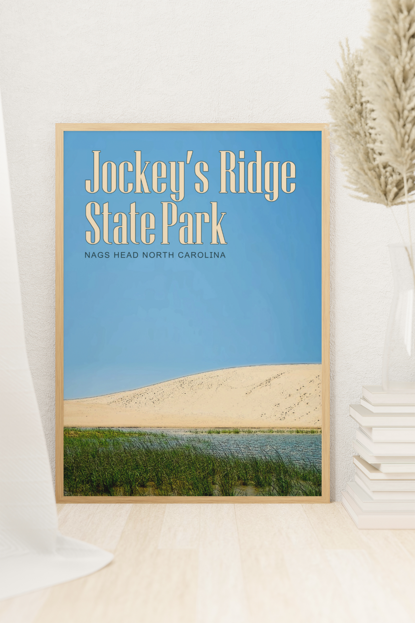 Jockeys Ridge State Park Outer Banks Travel Poster